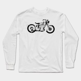 Indian Scout Black Outline Long Sleeve T-Shirt